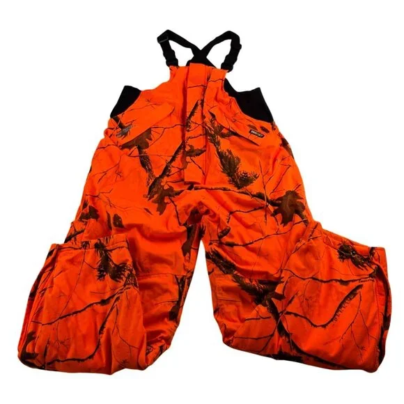 Grander Mountain Men's Realtree Waterproof Tech20 Breathable Orange Camo Jacket - Picture 3 of 16
